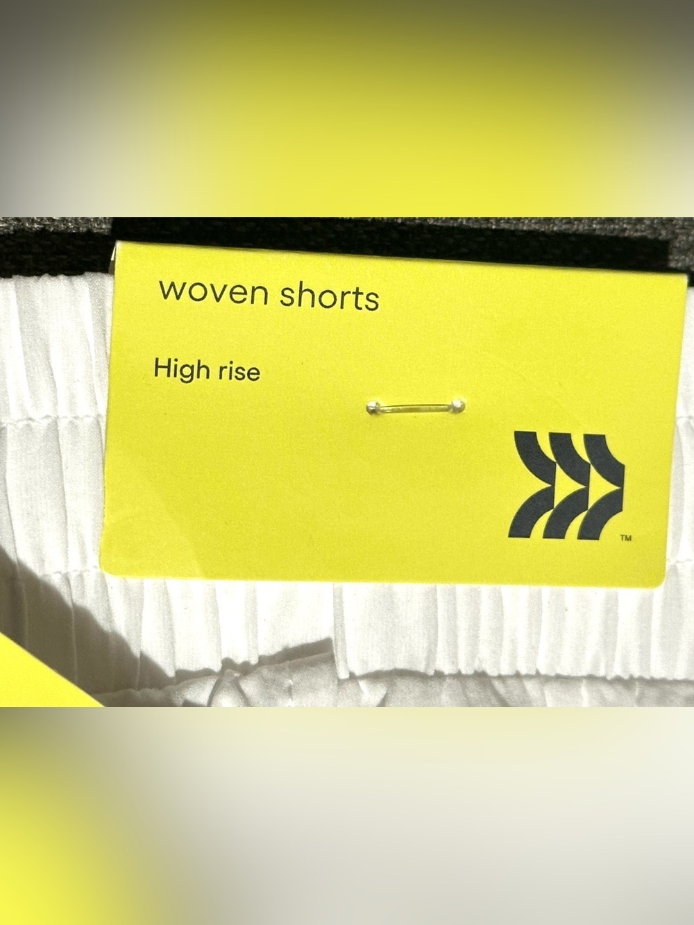 All in Motion Women's Mid Rise Core Running Shorts White Size L LARGE, NEW - Picture 6 of 10